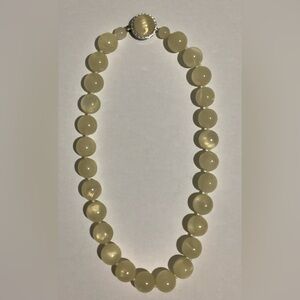 Beautiful Beaded necklace with unique Clasp